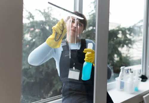 Nettoyage de vitres intérieures et extérieures à Vievy-le-Rayé
